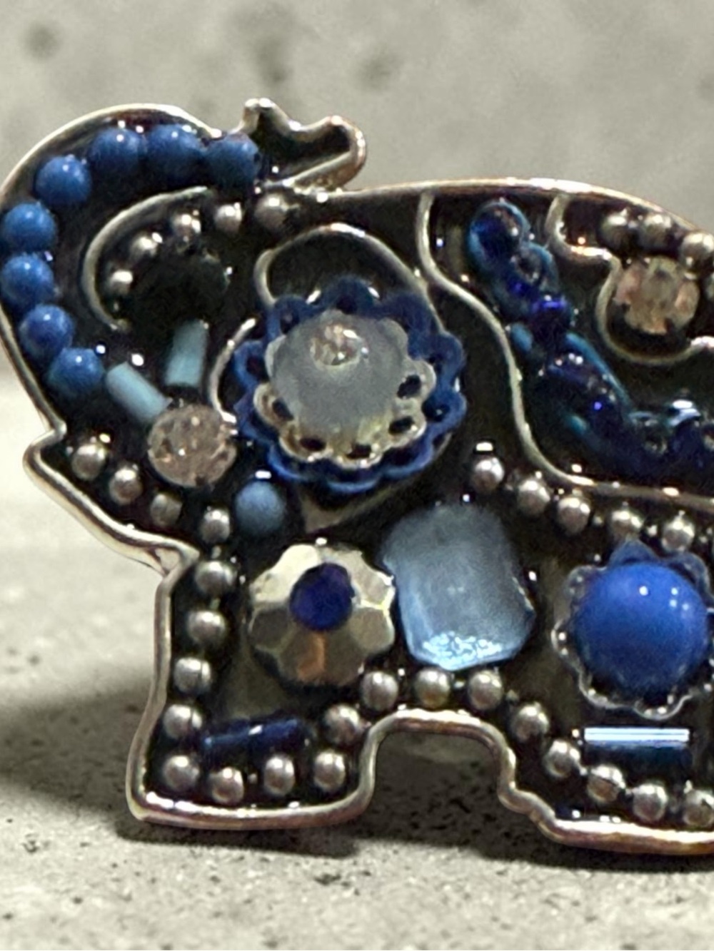 Blue Elephant Ring